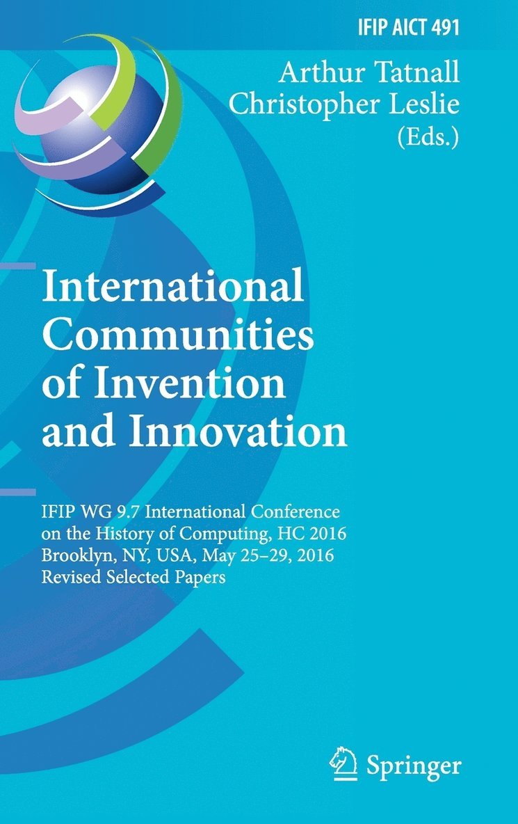 International Communities of Invention and Innovation 1