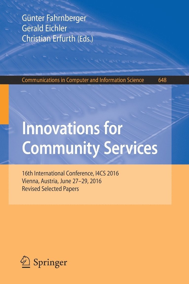 Innovations for Community Services 1