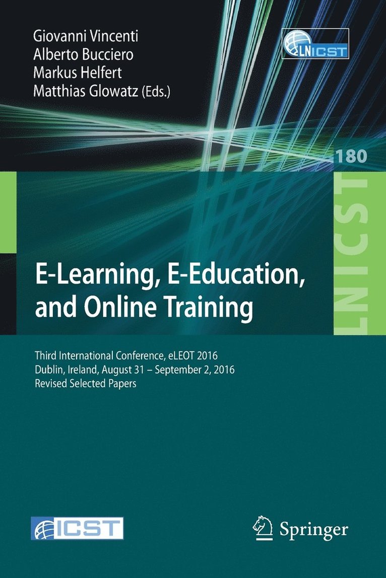 E-Learning, E-Education, and Online Training 1