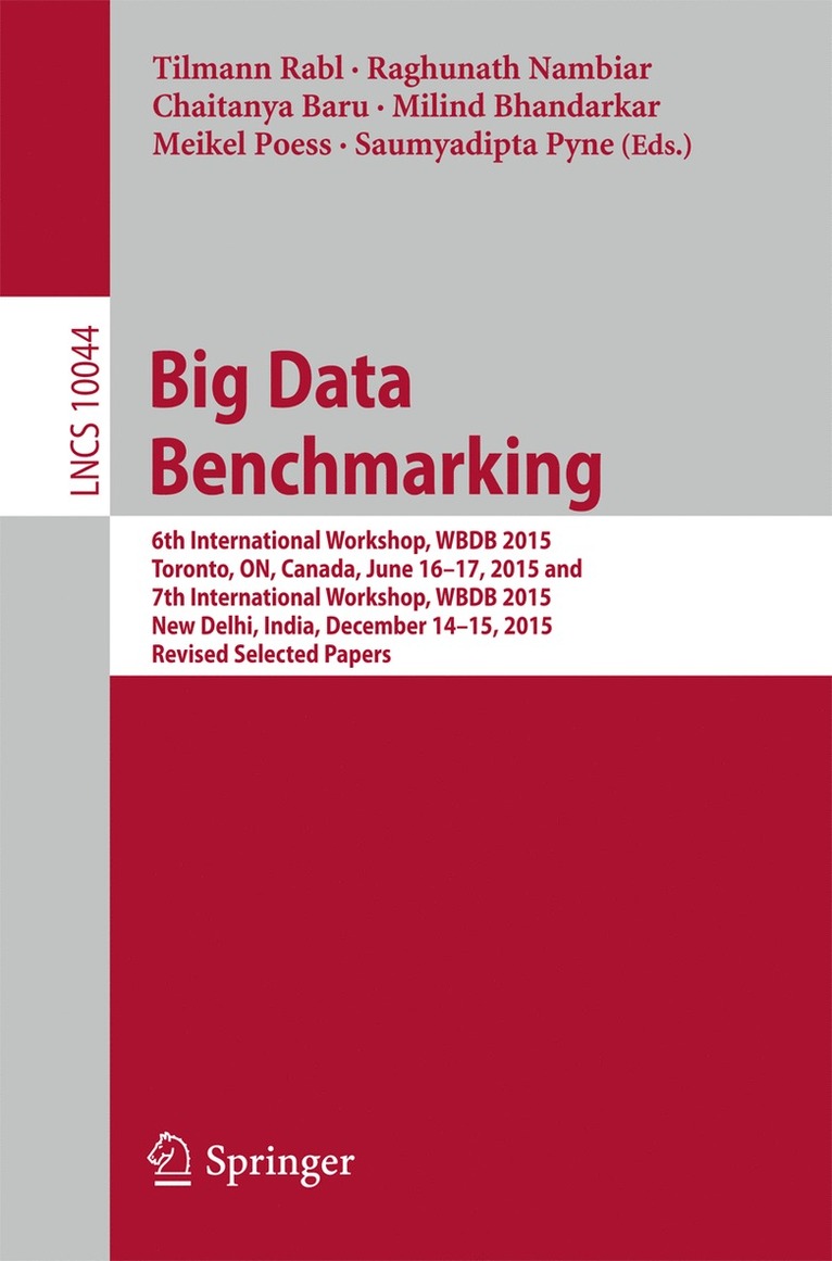 Big Data Benchmarking 1