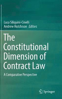 bokomslag Constitutional Dimension of Contract Law