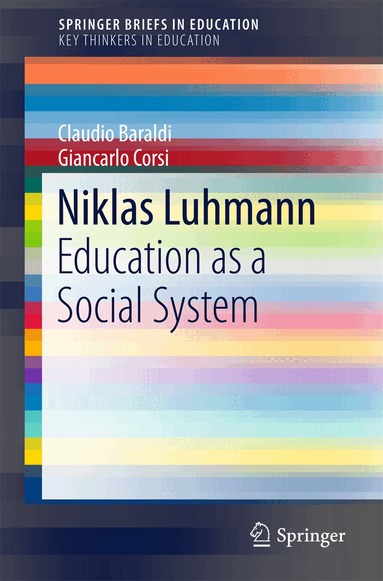 Claudio Baraldi, Giancarlo Corsi - Niklas Luhmann, Häftad