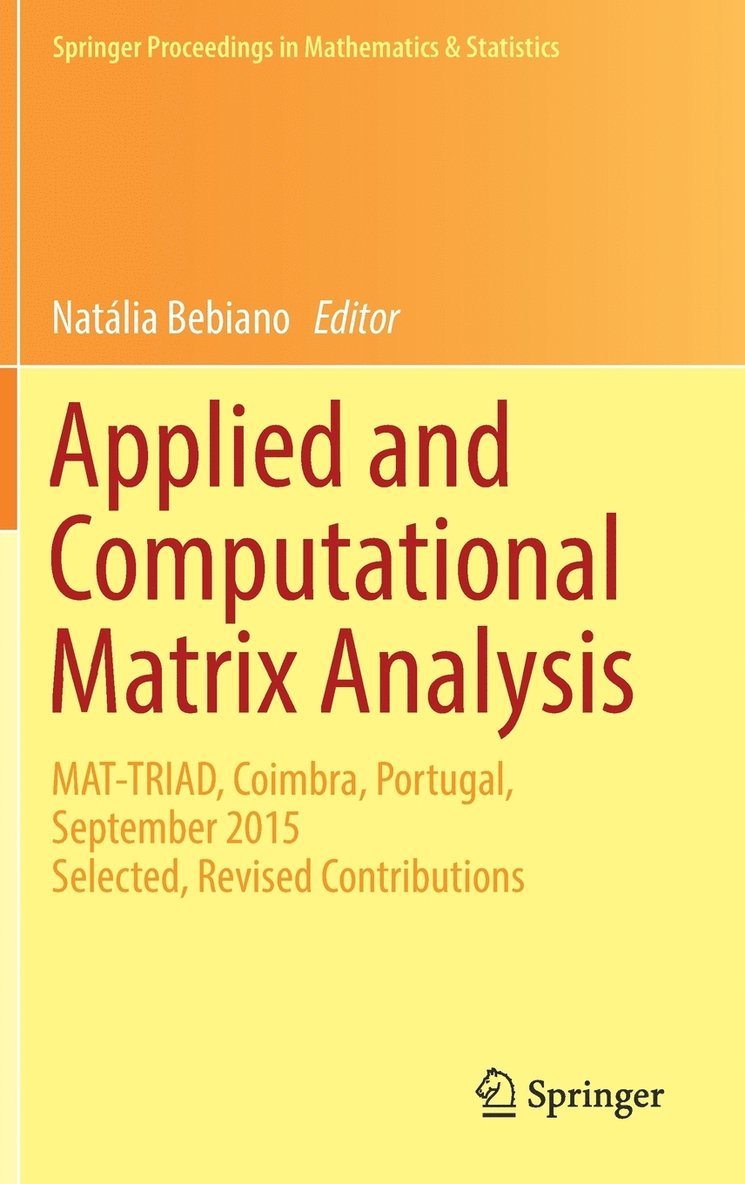 Applied and Computational Matrix Analysis 1