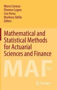 bokomslag Mathematical and Statistical Methods for Actuarial Sciences and Finance