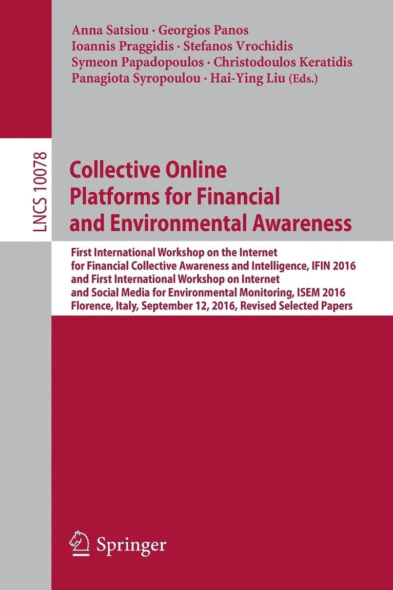 Collective Online Platforms for Financial and Environmental Awareness 1