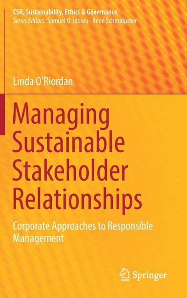 bokomslag Managing Sustainable Stakeholder Relationships