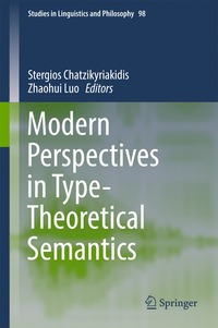 bokomslag Modern Perspectives in Type-Theoretical Semantics