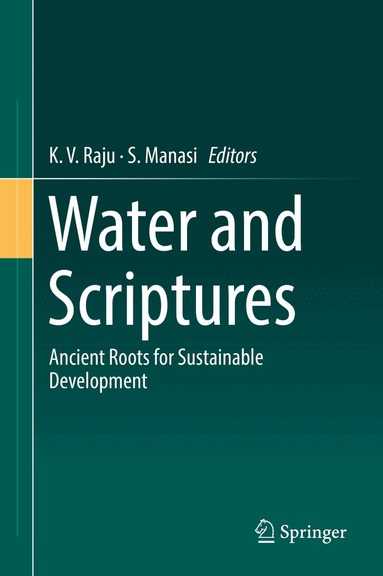 K. V. Raju, S. Manasi - Water and Scriptures, Inbunden