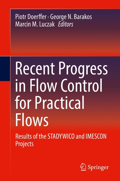 Piotr Doerffer, George N. Barakos, Marcin M. Luczak - Recent Progress in Flow Control for Practical Flows, Inbunden