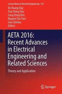 bokomslag AETA 2016: Recent Advances in Electrical Engineering and Related Sciences