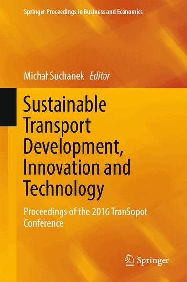 Michał Suchanek - Sustainable Transport Development, Innovation and Technology, Inbunden