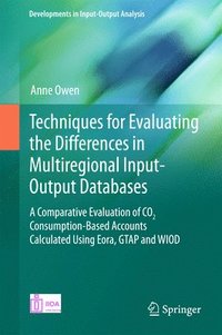 bokomslag Techniques for Evaluating the Differences in Multiregional Input-Output Databases