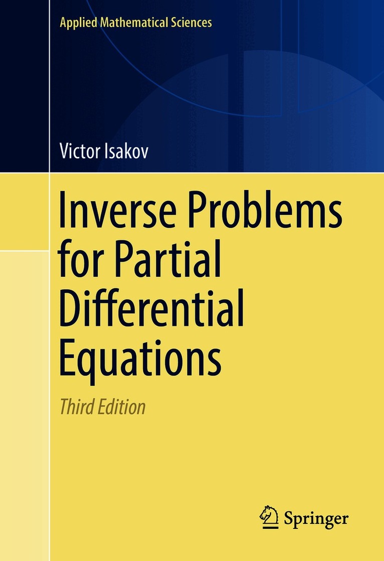 Inverse Problems for Partial Differential Equations