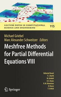 bokomslag Meshfree Methods for Partial Differential Equations VIII