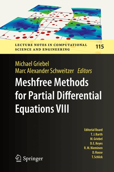 Michael Griebel, Marc Alexander Schweitzer - Meshfree Methods for Partial Differential Equations VIII, Inbunden