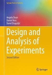 bokomslag Design and Analysis of Experiments