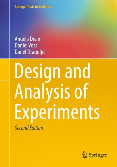 bokomslag Design and Analysis of Experiments