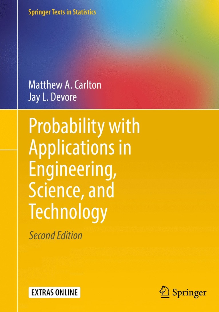 Matthew A. Carlton, Jay L. Devore, Jay L. DeVore - Probability with Applications in Engineering, Science, and Technology, Häftad