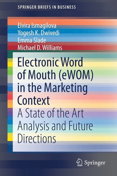 bokomslag Electronic Word of Mouth (eWOM) in the Marketing Context