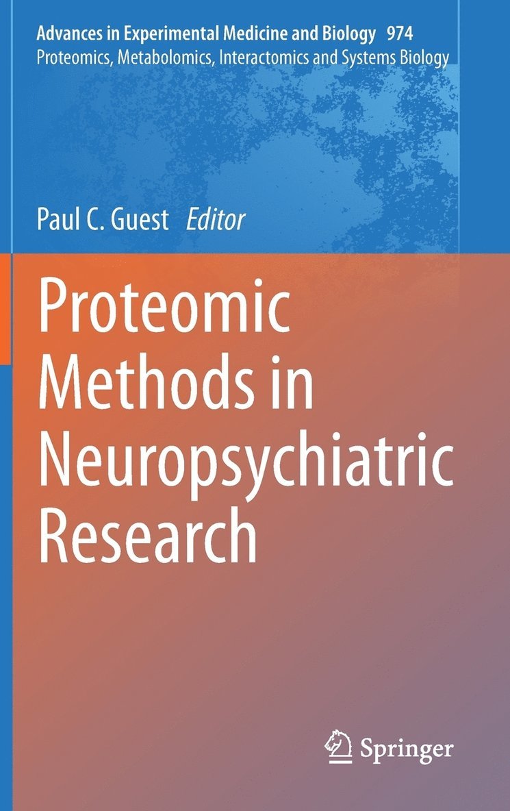 Proteomic Methods in Neuropsychiatric Research