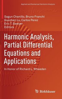 bokomslag Harmonic Analysis, Partial Differential Equations and Applications: In Honor of Richard L. Wheeden