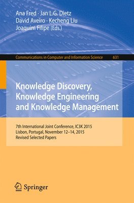 bokomslag Knowledge Discovery, Knowledge Engineering and Knowledge Management