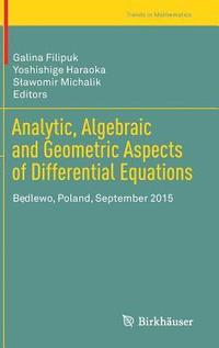 bokomslag Analytic, Algebraic and Geometric Aspects of Differential Equations