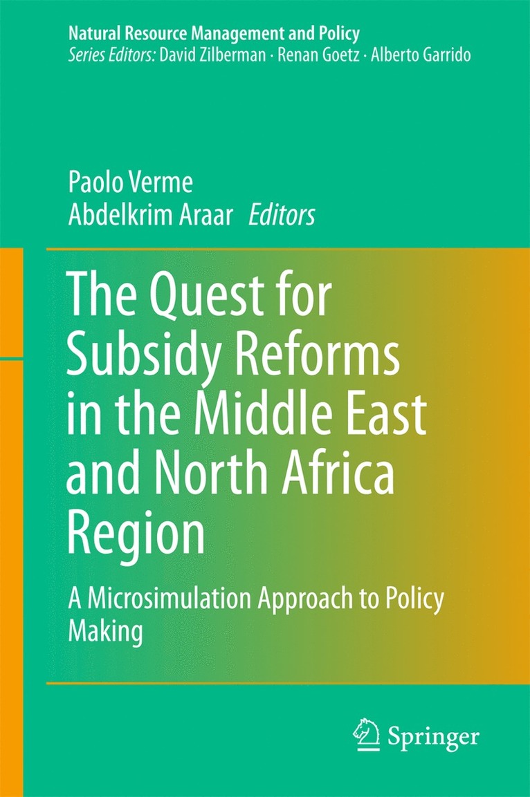 Paolo Verme, Abdlekrim Araar - Quest for Subsidy Reforms in the Middle East and North Africa Region, Inbunden