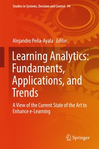 bokomslag Learning Analytics: Fundaments, Applications, and Trends