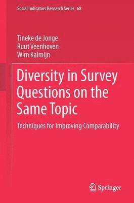 Diversity in Survey Questions on the Same Topic 1