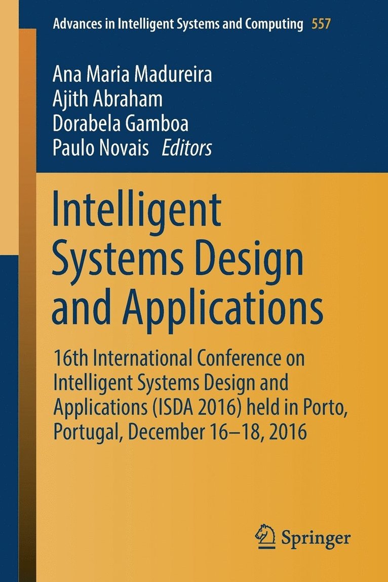 Intelligent Systems Design and Applications 1