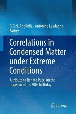 Correlations in Condensed Matter under Extreme Conditions 1