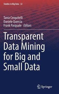 bokomslag Transparent Data Mining for Big and Small Data