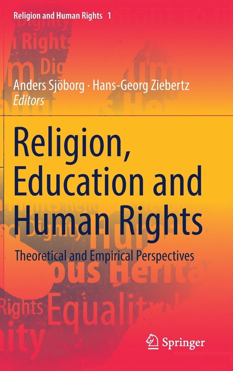 Anders Sjöborg, Hans-Georg Ziebertz - Religion, Education and Human Rights, Inbunden