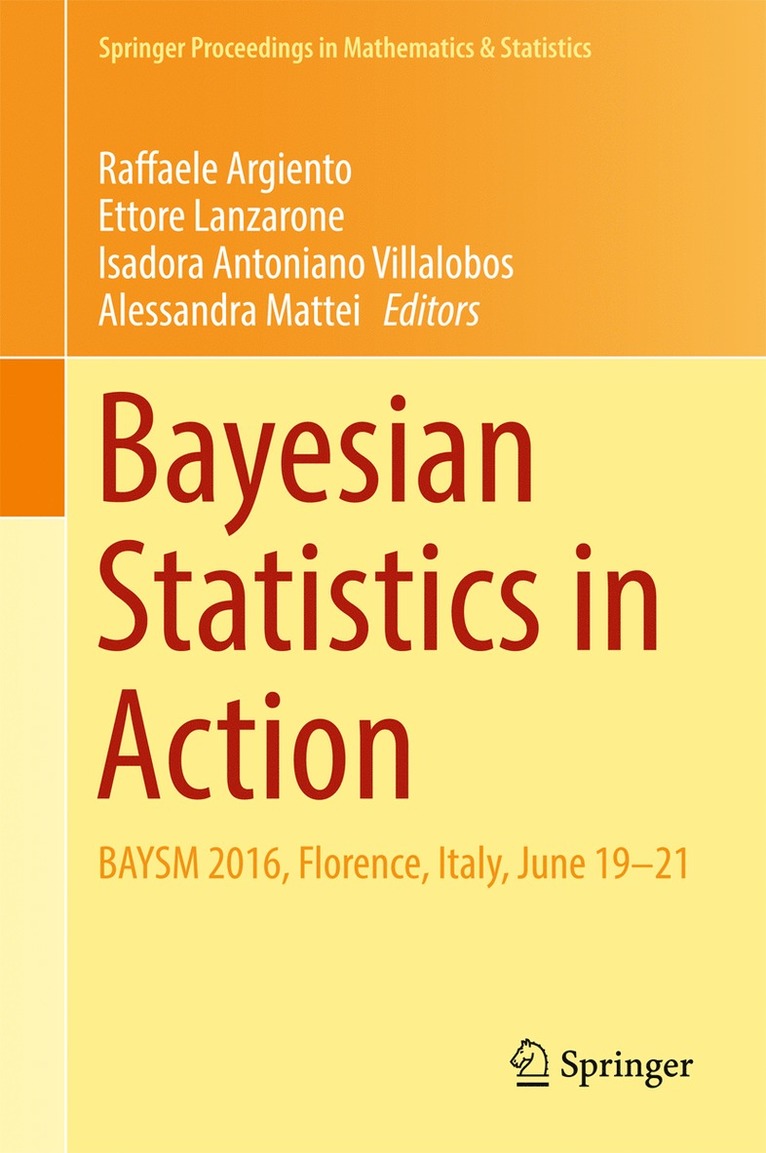 Raffaele Argiento, Ettore Lanzarone, Isadora Antoniano Villalobos, Alessandra Mattei - Bayesian Statistics in Action, Inbunden