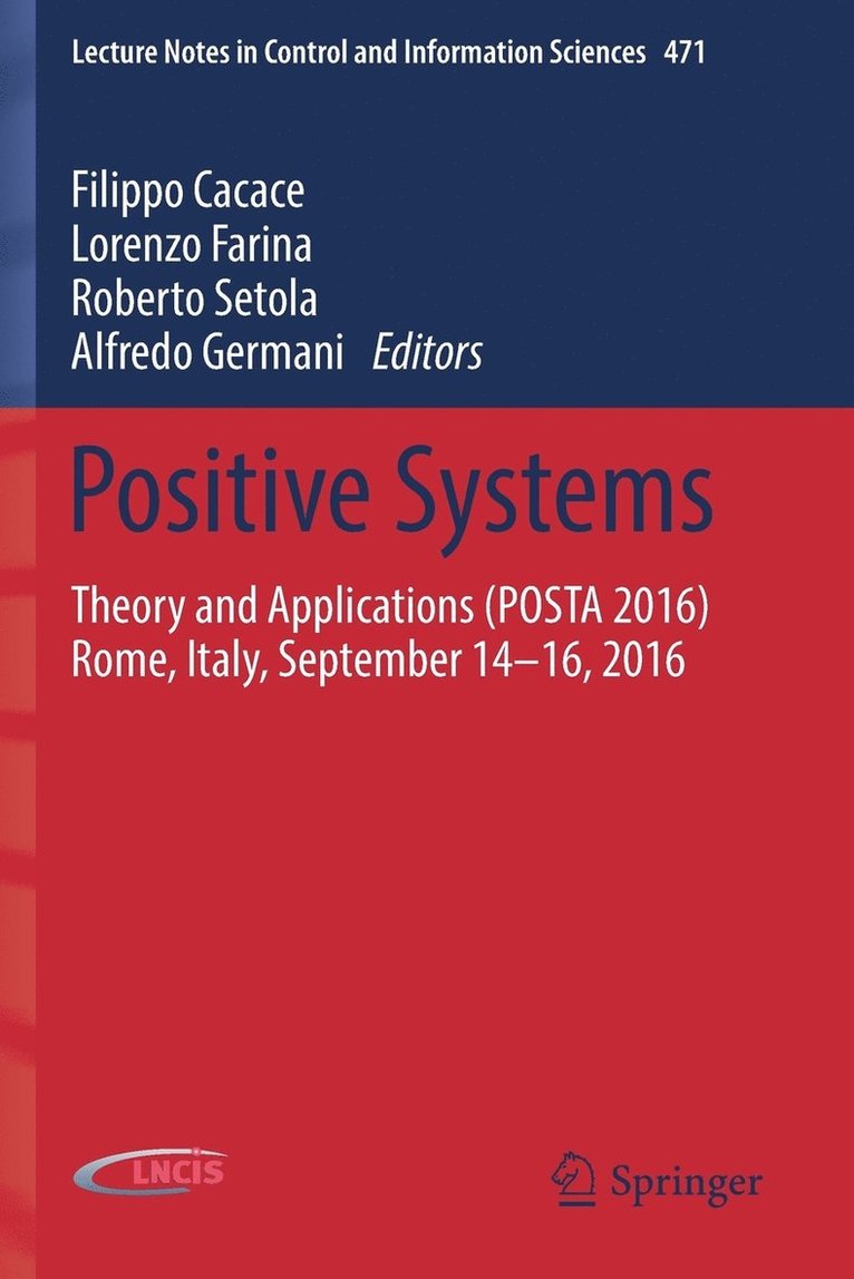 Positive Systems 1