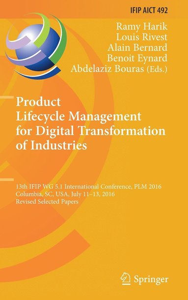 bokomslag Product Lifecycle Management for Digital Transformation of Industries