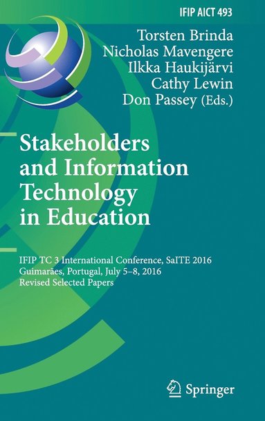 bokomslag Stakeholders and Information Technology in Education