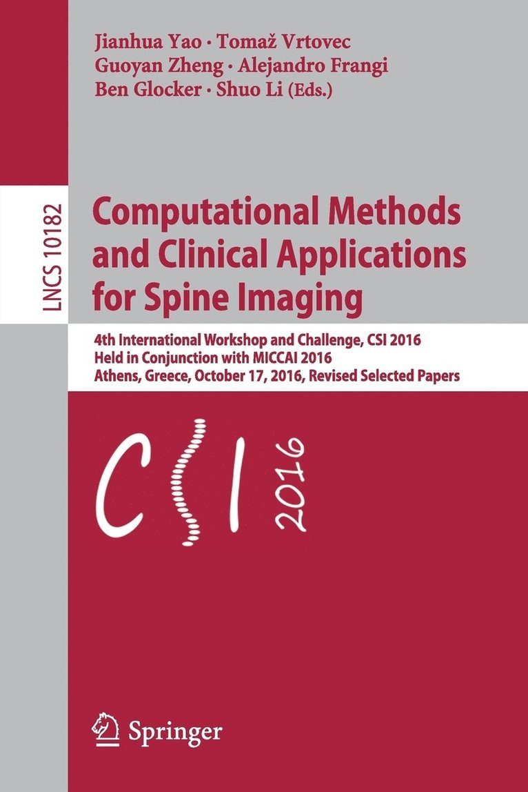 Computational Methods and Clinical Applications for Spine Imaging 1