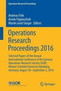 bokomslag Operations Research Proceedings 2016