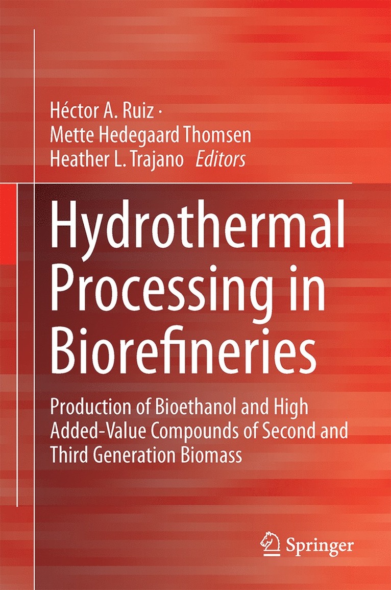 Héctor A. Ruiz, Mette Hedegaard Thomsen, Heather L. Trajano, Héctor a. Ruiz - Hydrothermal Processing in Biorefineries, Inbunden