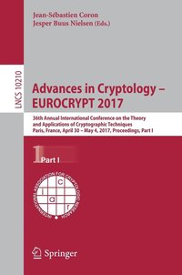 bokomslag Advances in Cryptology  EUROCRYPT 2017