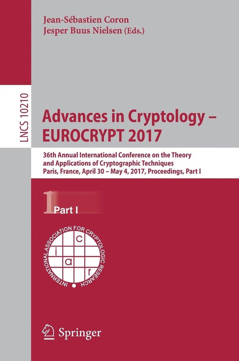Advances in Cryptology  EUROCRYPT 2017 1