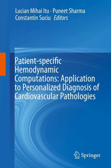 Lucian Mihai Itu, Puneet Sharma, Constantin Suciu - Patient-specific Hemodynamic Computations: Application to Personalized Diagnosis of Cardiovascular Pathologies, Inbunden