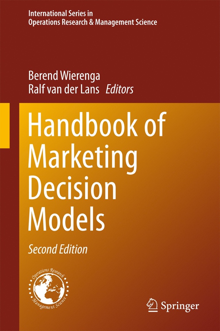 Handbook of Marketing Decision Models 1