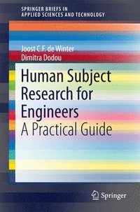bokomslag Human Subject Research for Engineers