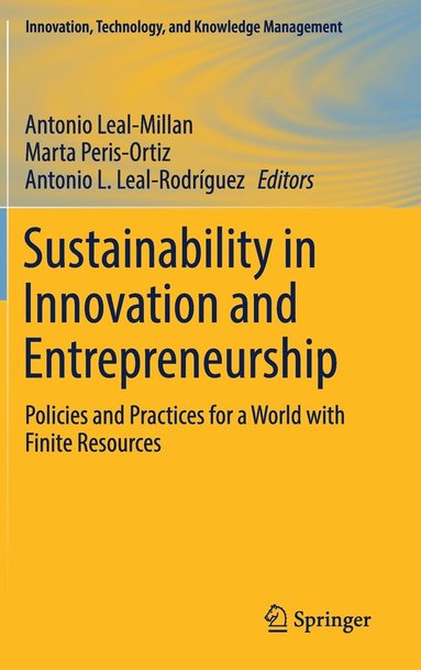 bokomslag Sustainability in Innovation and Entrepreneurship