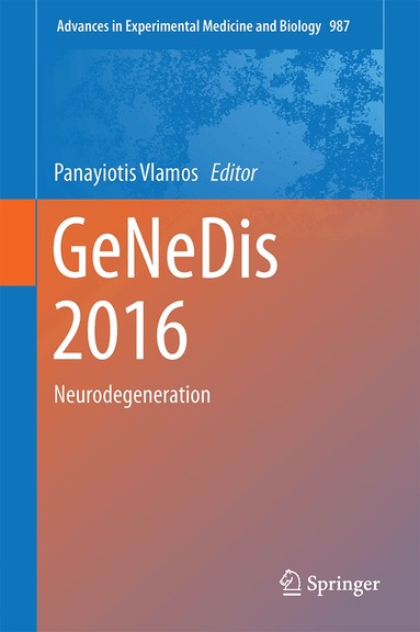 Panayiotis Vlamos - GeNeDis 2016, Inbunden