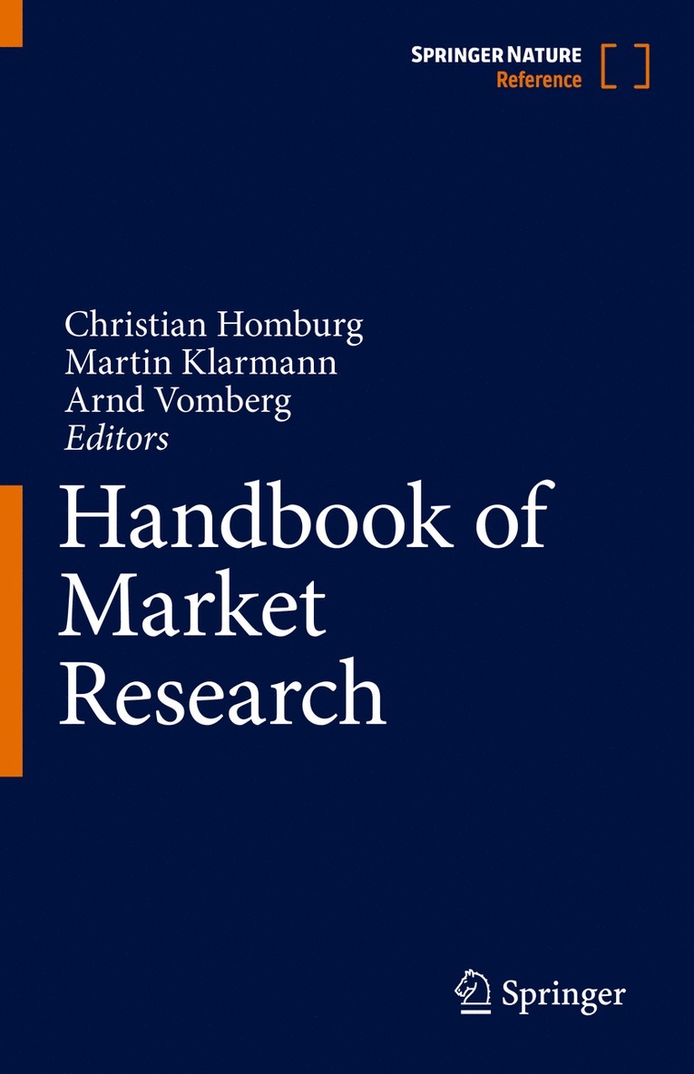 Christian Homburg, Martin Klarmann, Arnd Vomberg - Handbook of Market Research, Inbunden