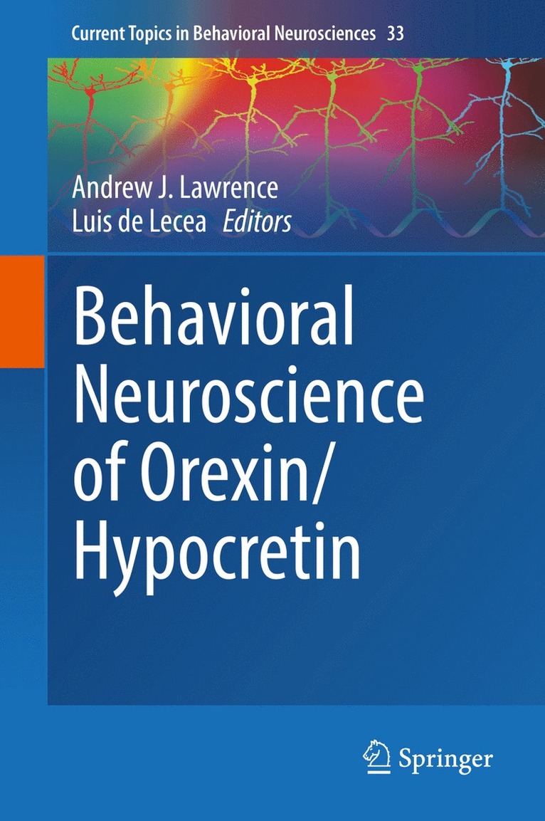 Andrew J Lawrence, Luis de Lecea, Andrew J. Lawrence, Luis De Lecea - Behavioral Neuroscience of Orexin/Hypocretin, Inbunden